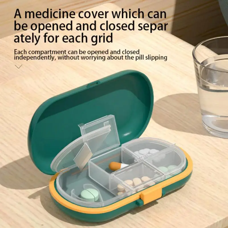 Cestovné Prenosné Tabletku Box, Mini Prenosný Úložný Box, Pilulka Výdajné Okno, Medicíny Fréza, Uzatvoreného Priestoru Pilulku Box