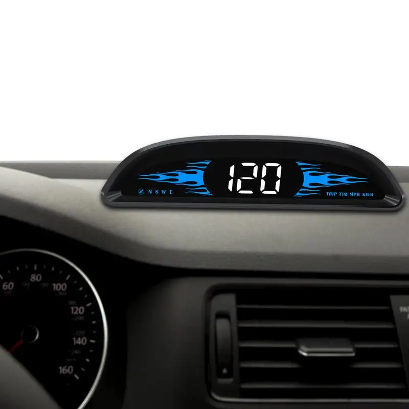 Digitálny Hud Rýchlomer Univerzálny Heads Up Display Digitálny Auto HUD Head-Up Displej GPS Tachometer S Viac ako Rýchlosť